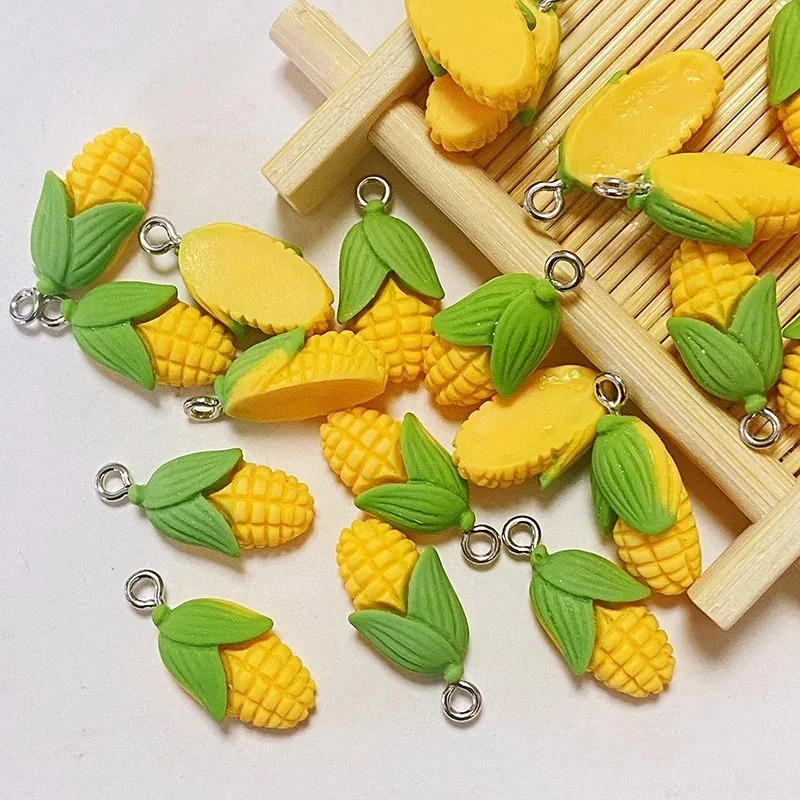20Pcs Funny Mini Corn Vegetabl - Resin Craft Material ulasan dan harga