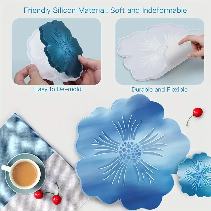 diy sakura shaped silicone res - Geode Mold Silicone ulasan dan harga