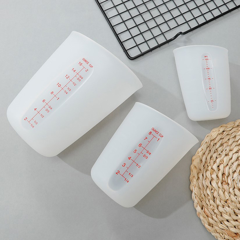 125/250/500ml Silicone Measuri - Mixing Cup Silicone ulasan dan harga