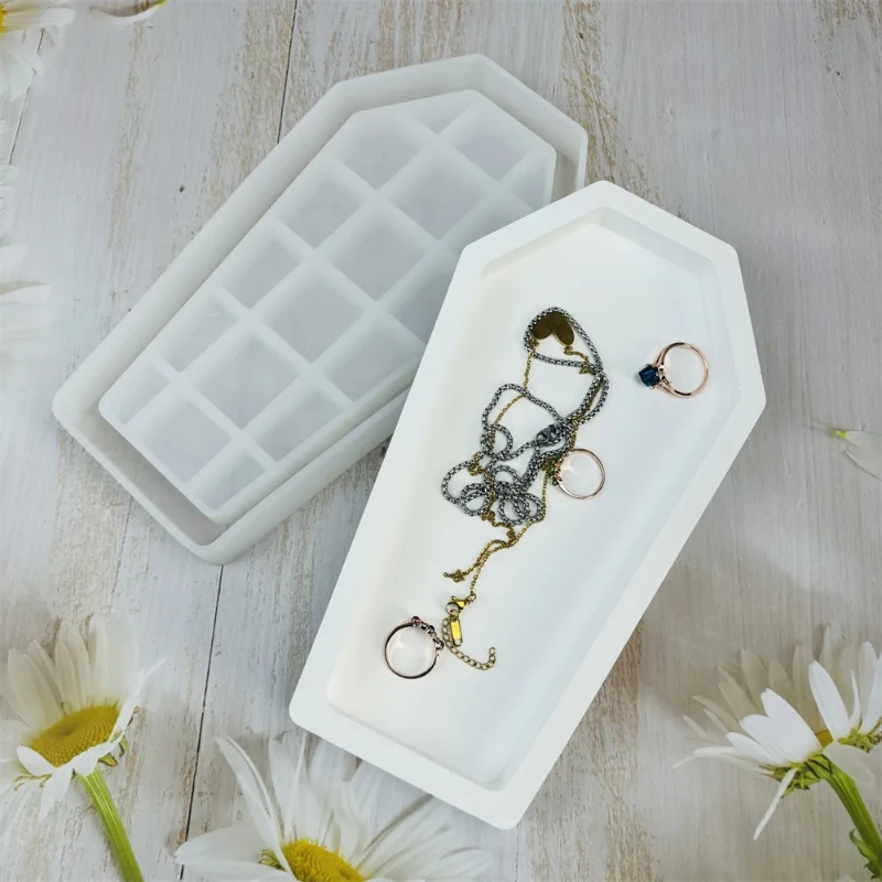 Halloween Coffin Resin Mold Tr - Serving Tray Mold ulasan dan harga
