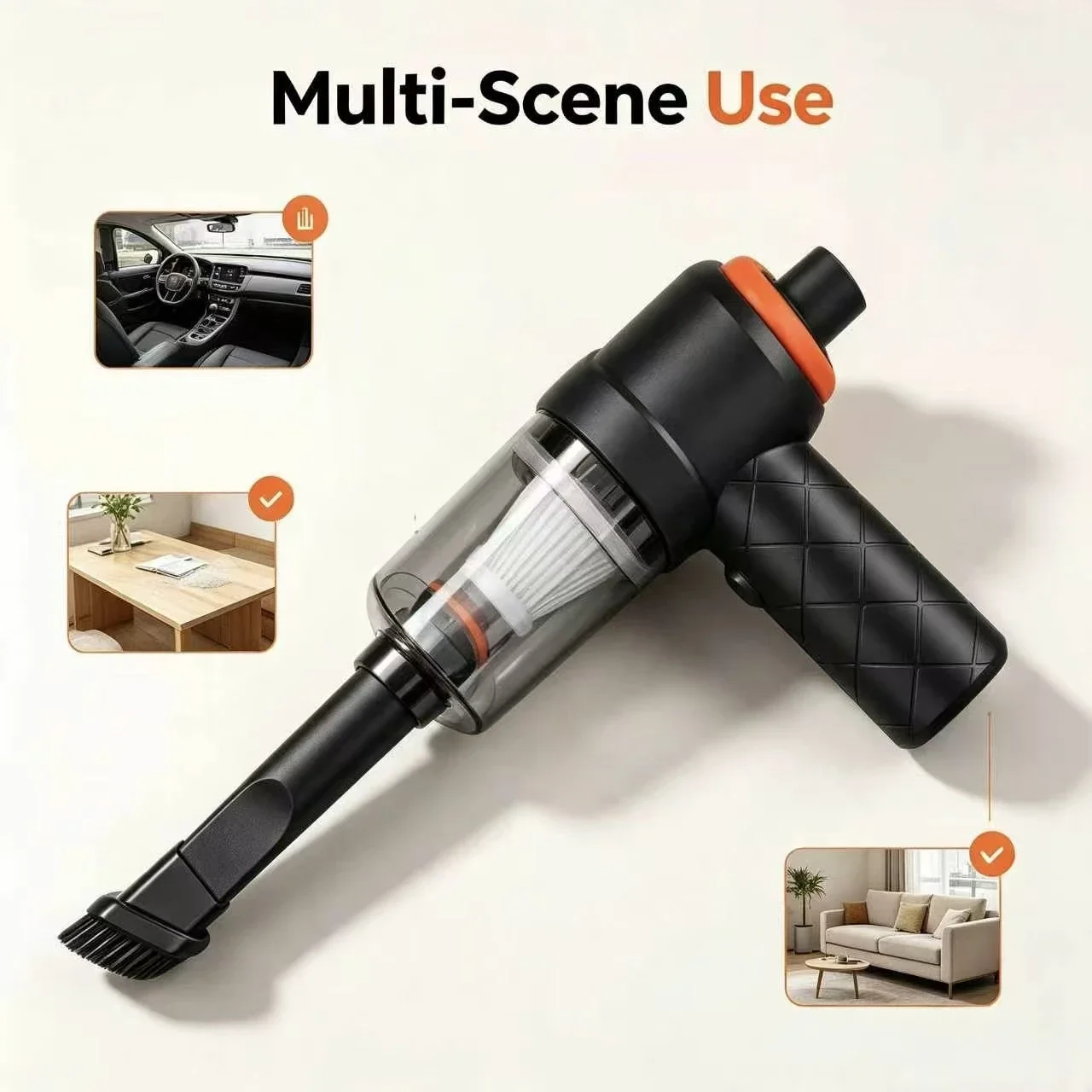 Handheld Cordless Mini Car Vac - Vacuum Chamber Small ulasan dan harga