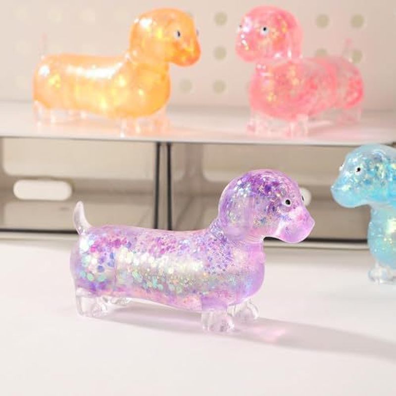 Glitter Dachshund Soft Stretch - Resin Craft Material ulasan dan harga