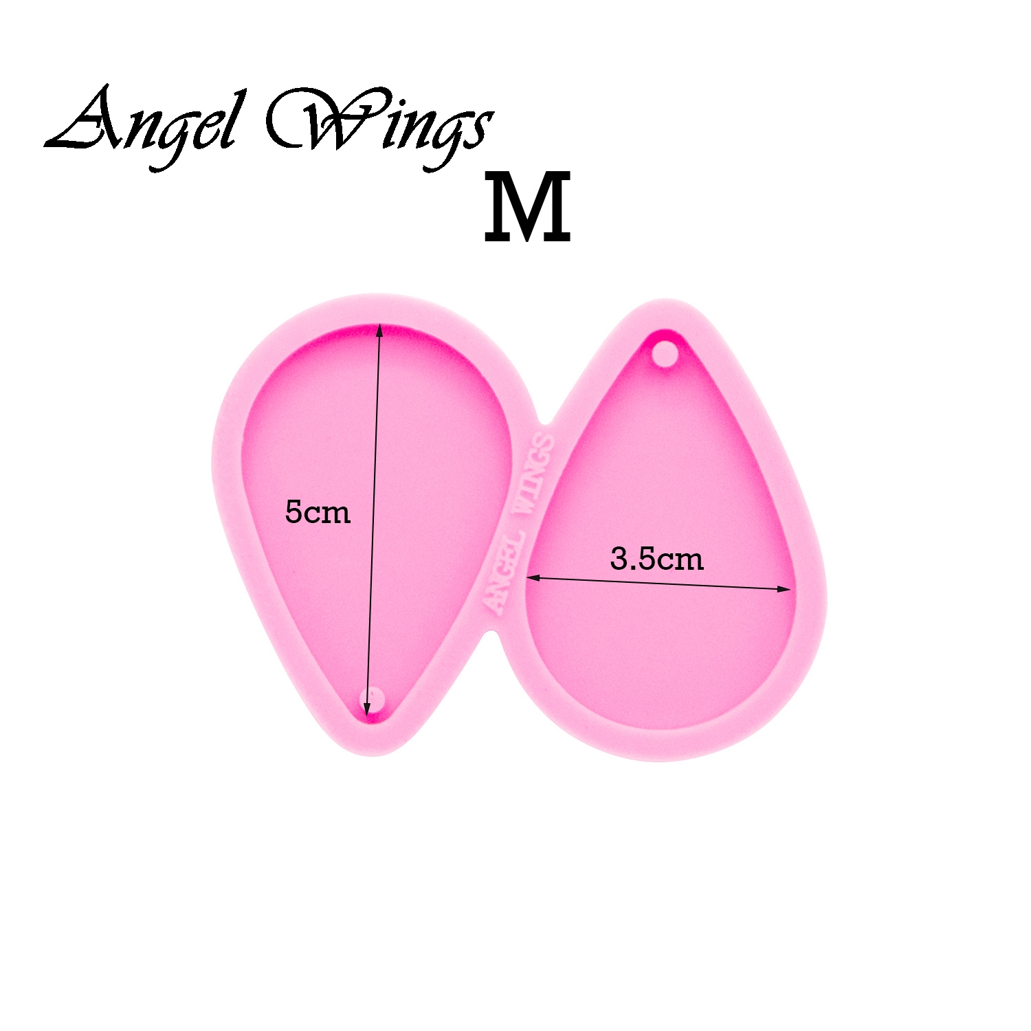 Shiny Tear Drop Hoop Earrings  - Geode Mold Silicone ulasan dan harga