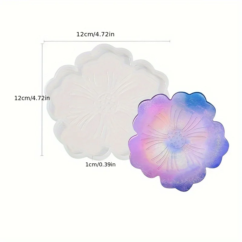 DIY Sakura Shaped Silicone Res - Geode Mold Silicone ulasan dan harga