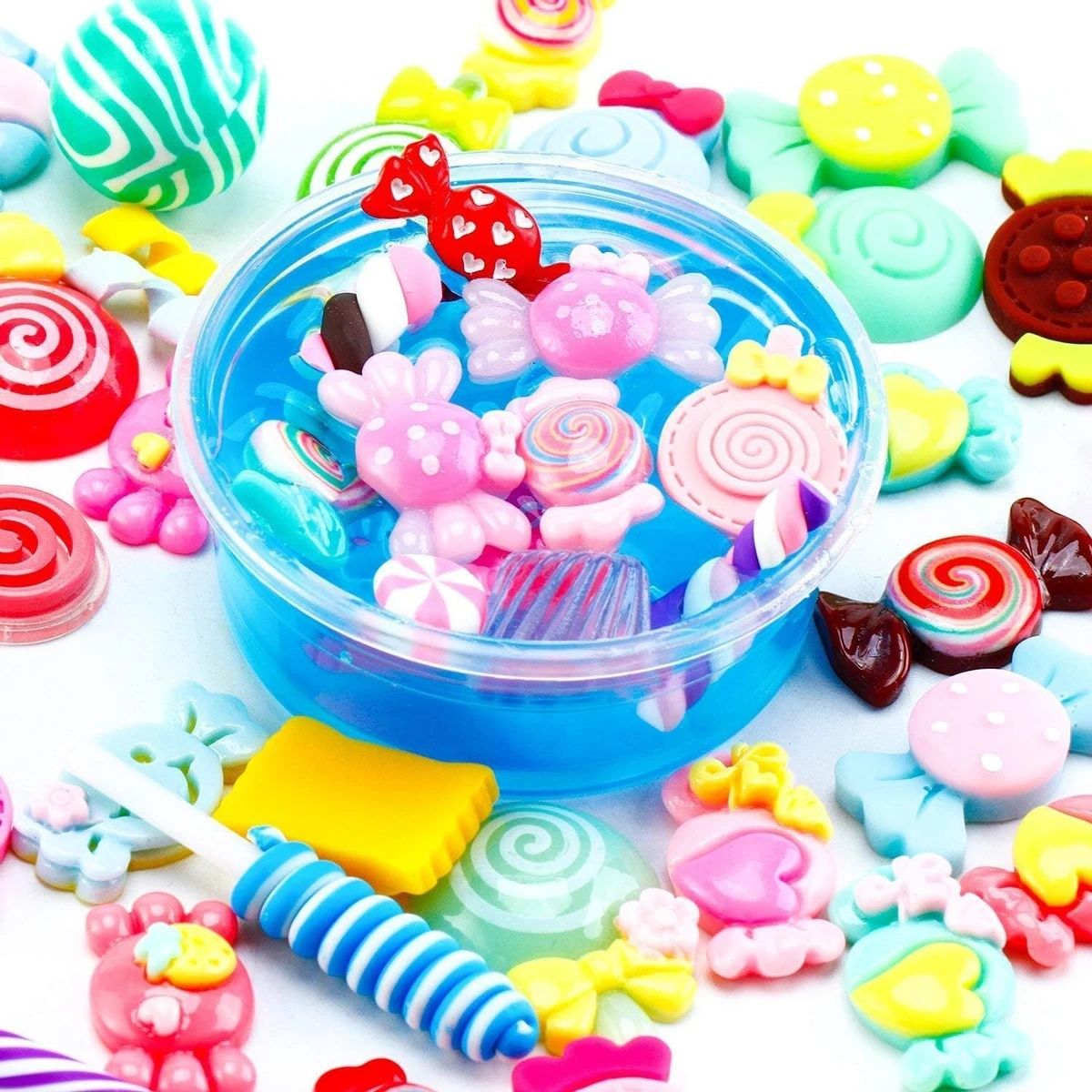 30pcs Random Candy Slime Charm - Resin Craft Material ulasan dan harga
