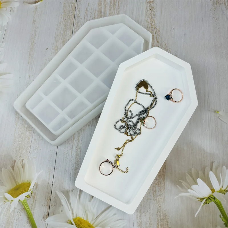 Halloween Coffin Resin Mold Tr - Serving Tray Mold ulasan dan harga