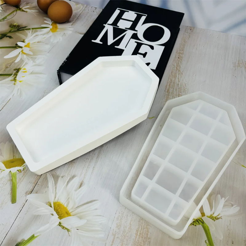 Halloween Coffin Resin Mold Tr - Serving Tray Mold ulasan dan harga