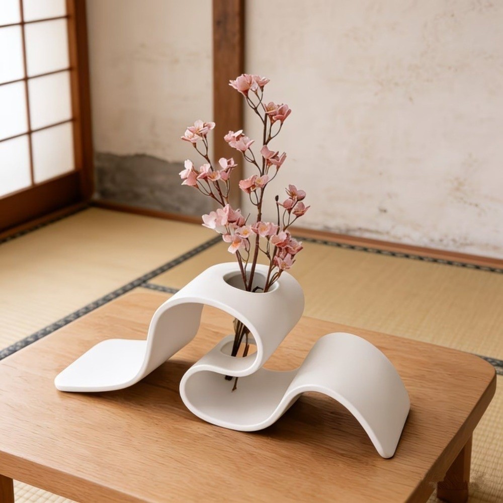 Gift Elegant 3D Printing Vase  - Dried Flower Bulk ulasan dan harga