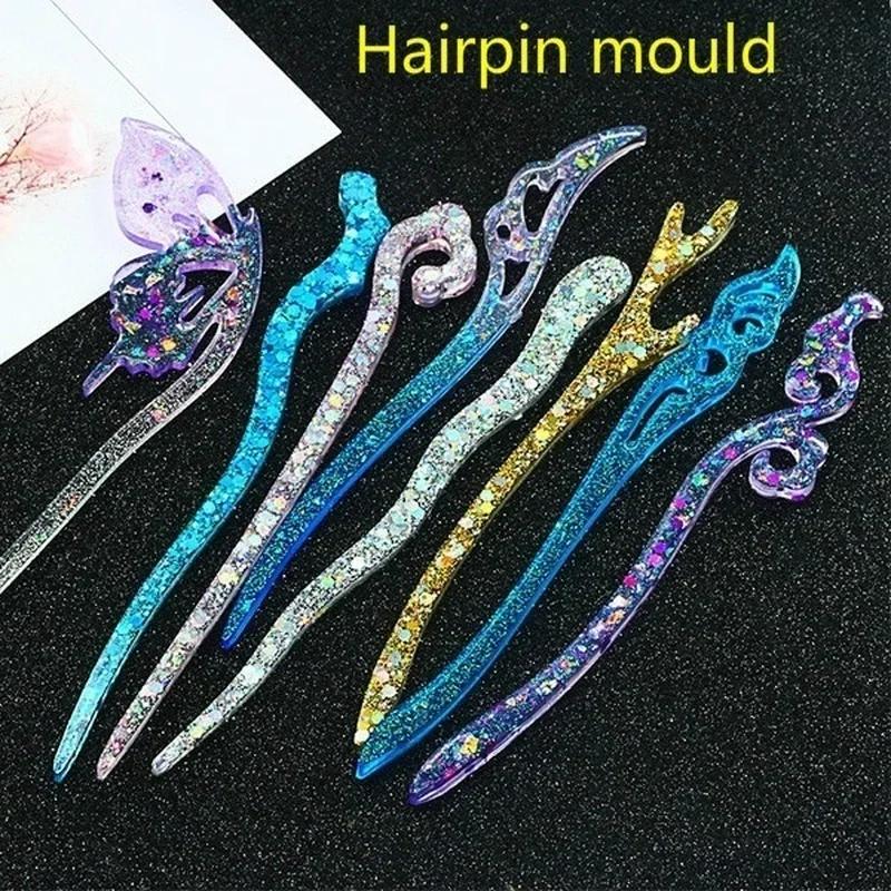 New Transparent Hairpin Silico - Resin Craft Material ulasan dan harga