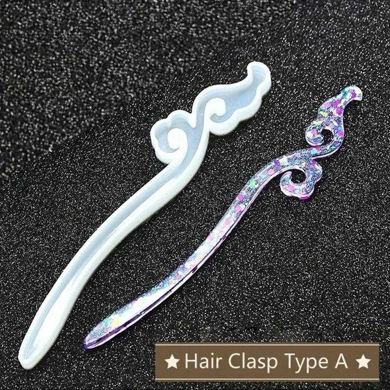 New Transparent Hairpin Silico - Resin Craft Material ulasan dan harga