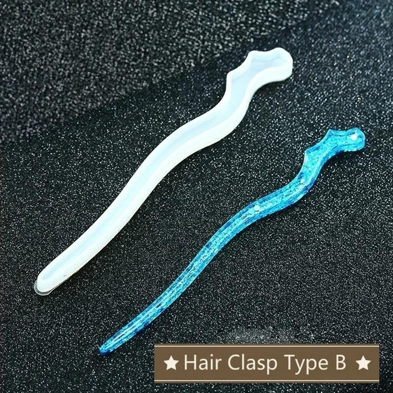New Transparent Hairpin Silico - Resin Craft Material ulasan dan harga