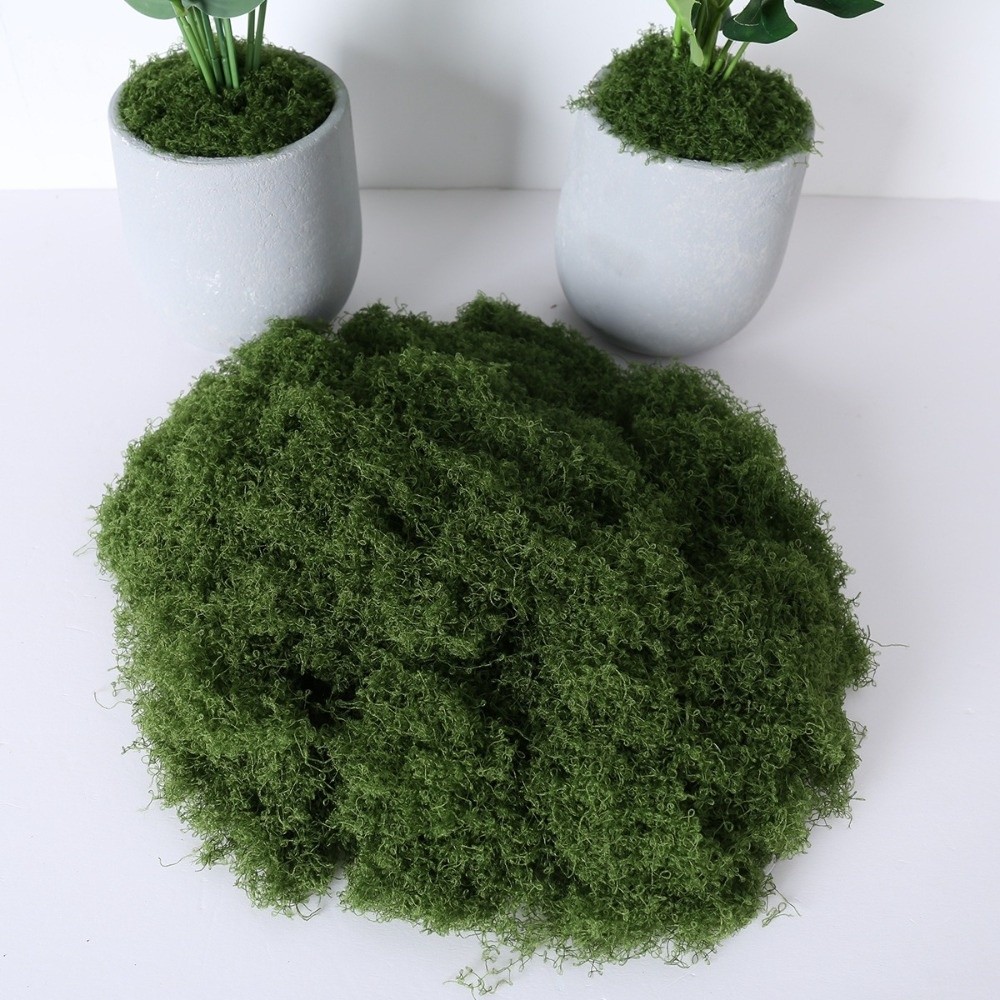 Polyester Artificial Moss Plan - Terrarium Moss Art ulasan dan harga