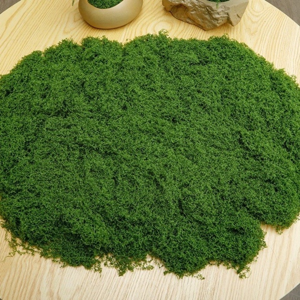 Polyester Artificial Moss Plan - Terrarium Moss Art ulasan dan harga