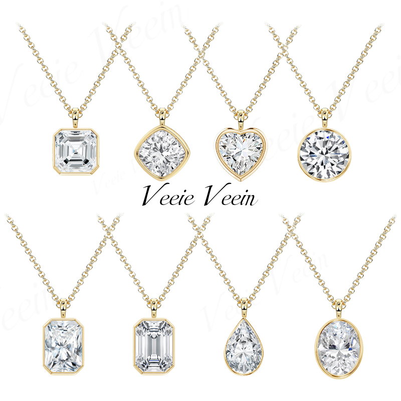 Veeie Veein Jewelry 3ct Irregu - Bezels Set Pendant ulasan dan harga