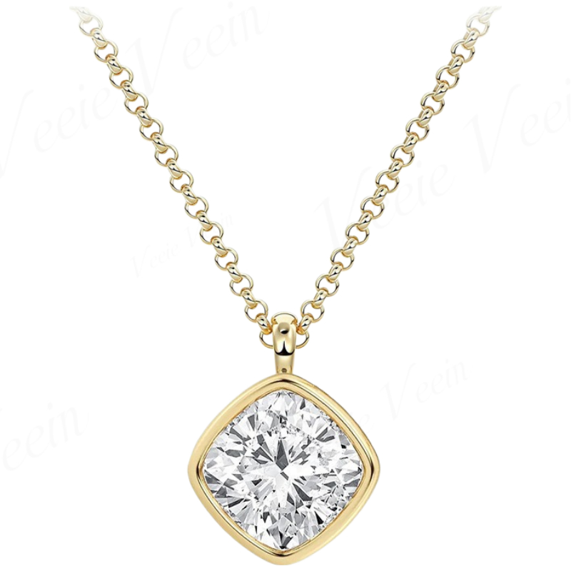 Veeie Veein Jewelry 3ct Irregu - Bezels Set Pendant ulasan dan harga