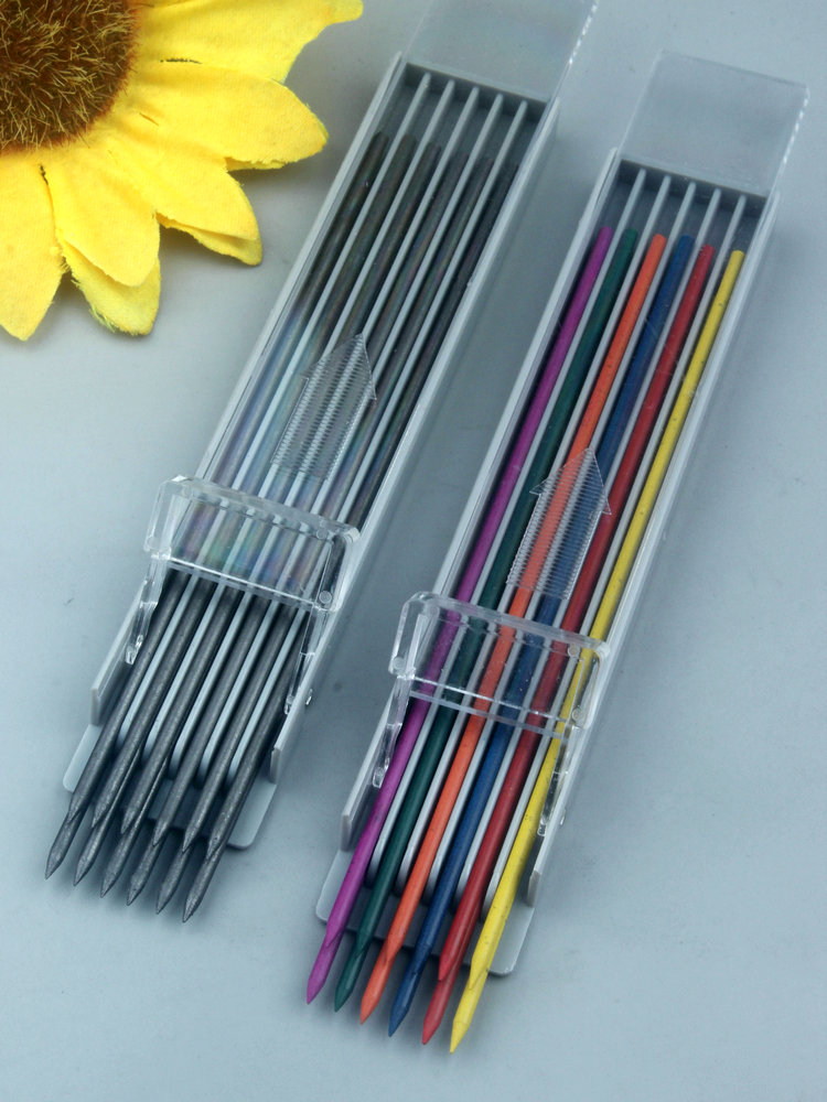 Thick Pencil Core Colored Auto - Staedtler Pencil Lumocolor ulasan dan harga