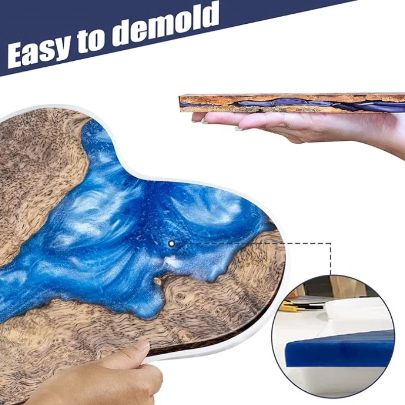 Large Resin Table Mold 24 inch - Serving Tray Mold ulasan dan harga