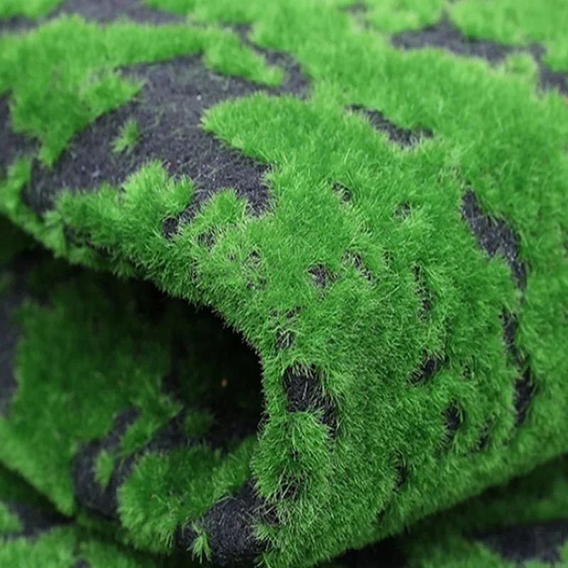 50X50cm Artificial Grass Rug F - Terrarium Moss Art ulasan dan harga